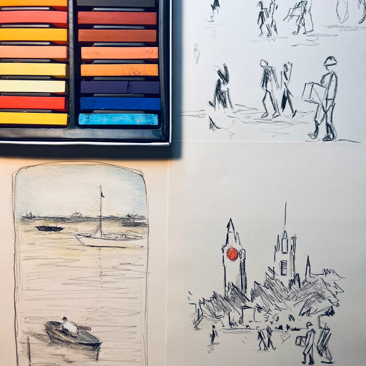 Art in August | Rendering Distant Figures Using Impressionism